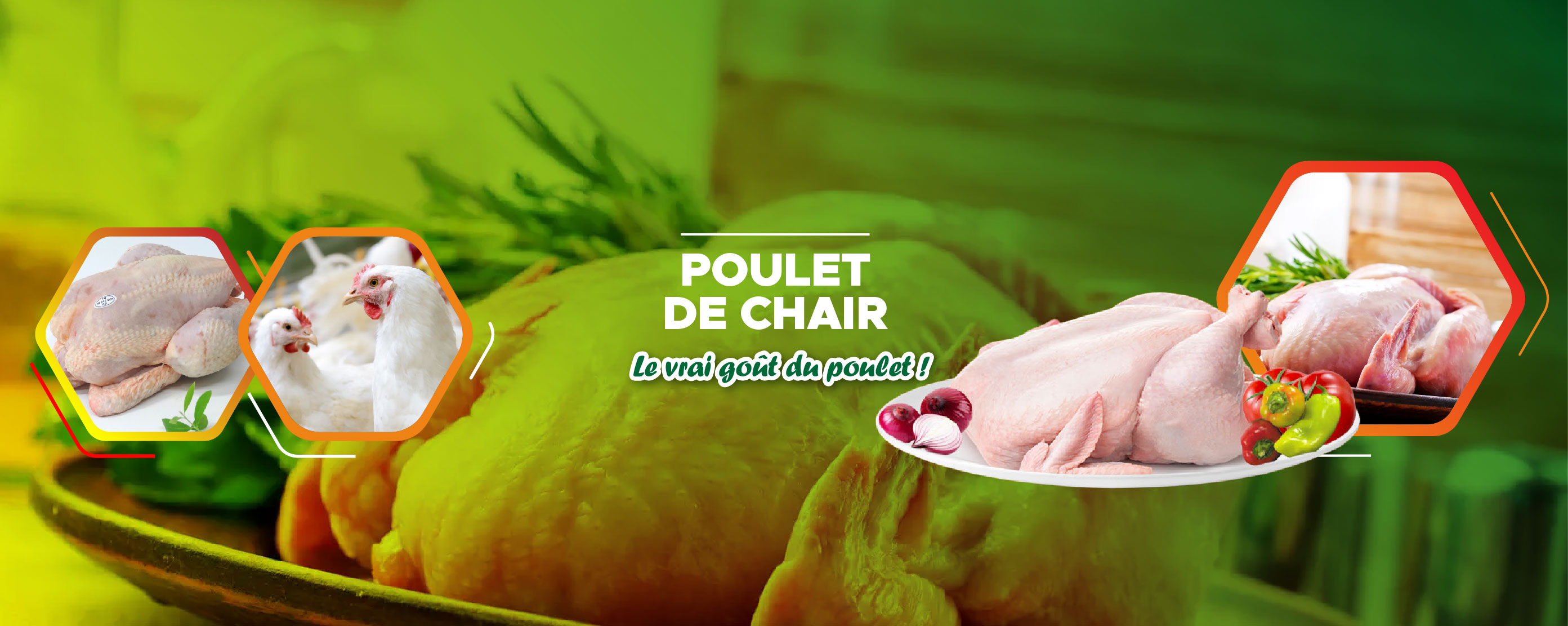 POULETS DE CHAIR